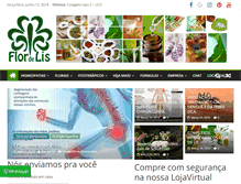 Tablet Screenshot of flordelisfarmacia.com